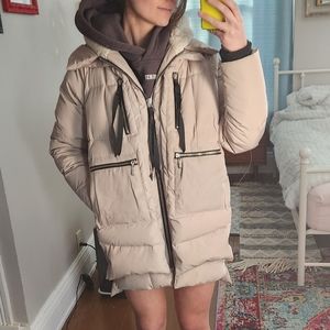 Orolay Tan Winter Coat Size Small